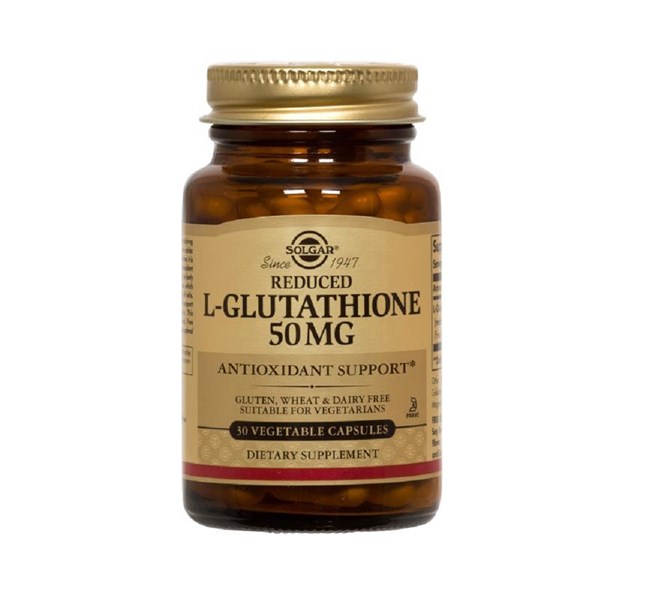 Solgar L Glutathione Reduced 50mg 30 Vegetable Capsules