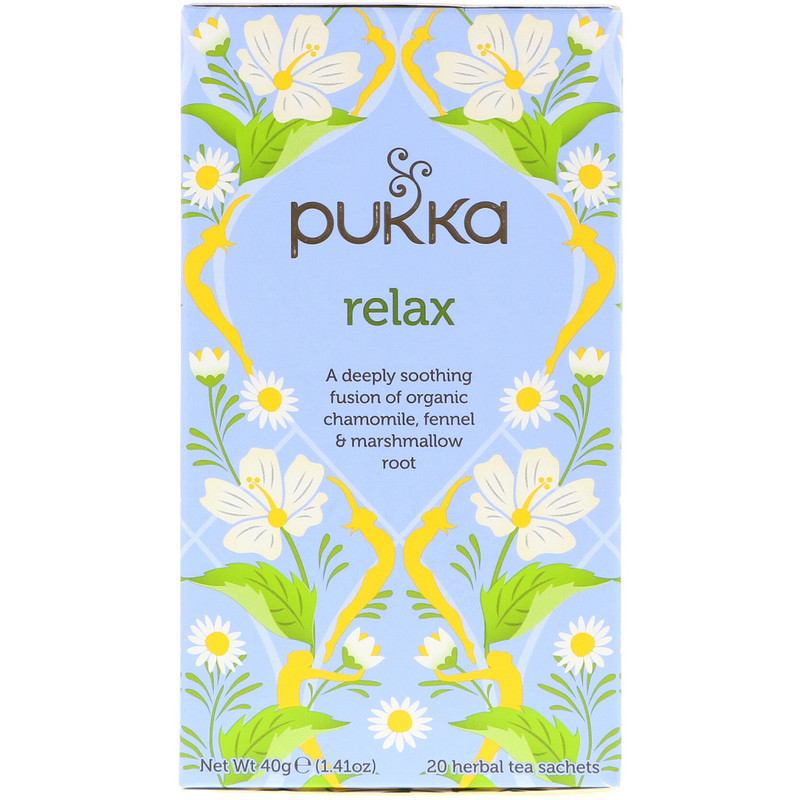 Pukka Relax Organic 20 Herbal Tea Sachets