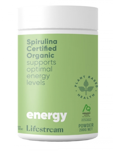 Lifestream Spirulina Certified Organic 200g Powder 