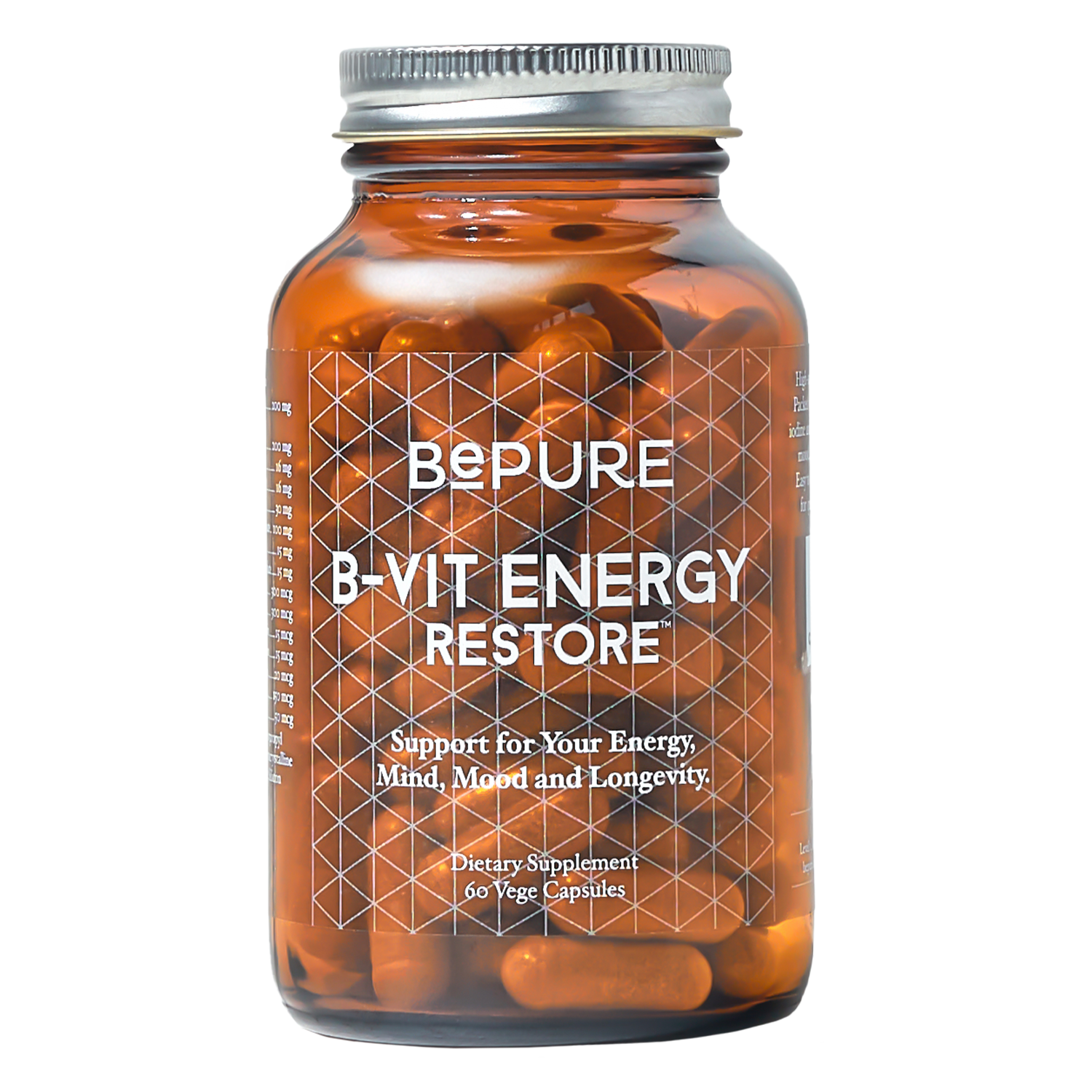 BePure B-Vit Energy Restore 60 Vege Caps 