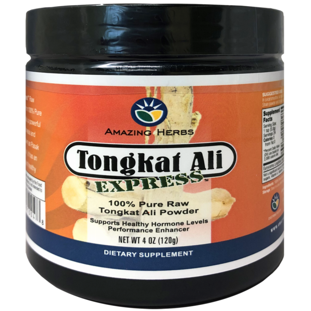 Amazing Herbs Tongkat Ali 100% Pure Tongkat Ali Powder 120g