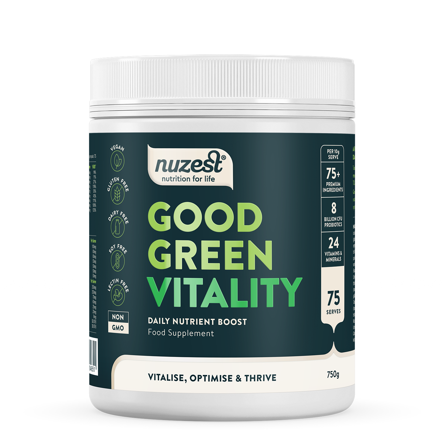 NuZest Good Green Vitality 750g