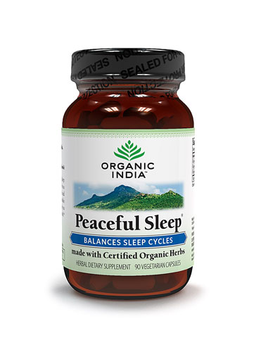 Organic India Peaceful Sleep 90 Vegetable Capsules