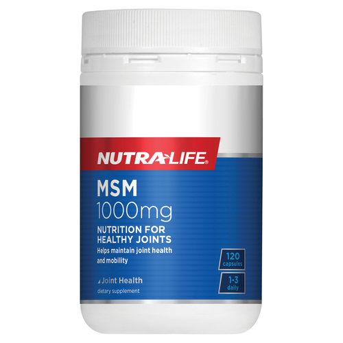Nutra-Life MSM 1000mg 120 Capsules