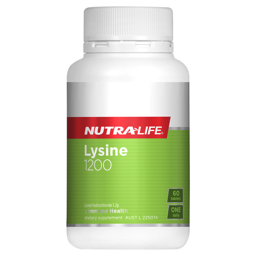 Nutra-Life Lysine 1200mg 60 Capsules