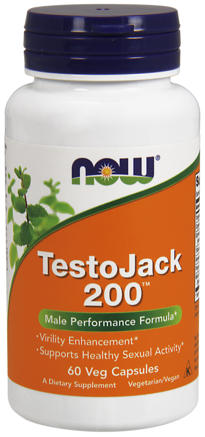 Now TestoJack 200 60 Vegetable Capsules