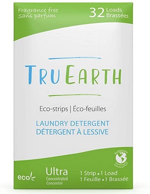 Tru Earth Eco Laundry Strips Fragrance Free 32 Loads