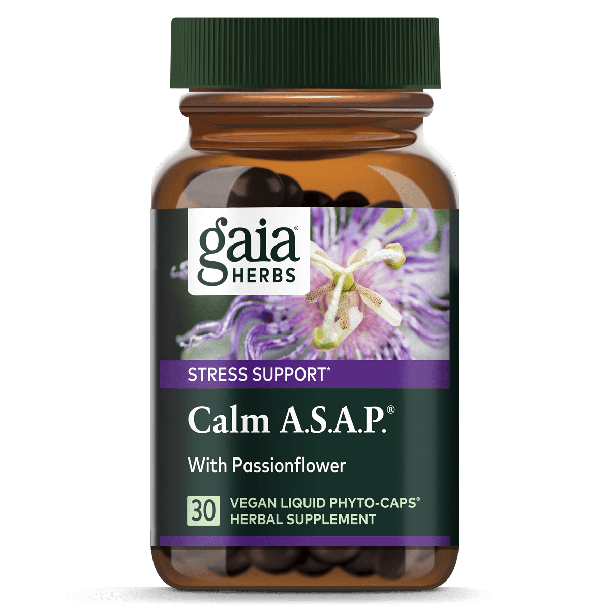 Gaia Herbs Calm A.S.A.P 30 Capsules