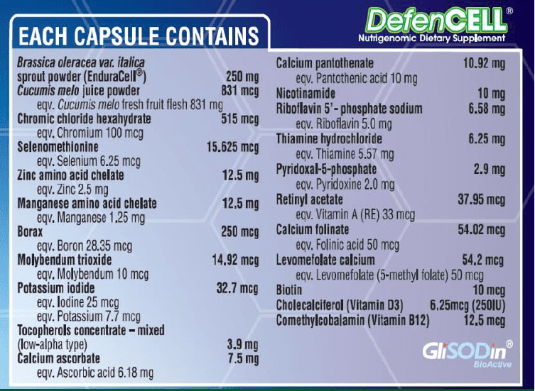 Cell-Logic DefenCell 120 veg caps