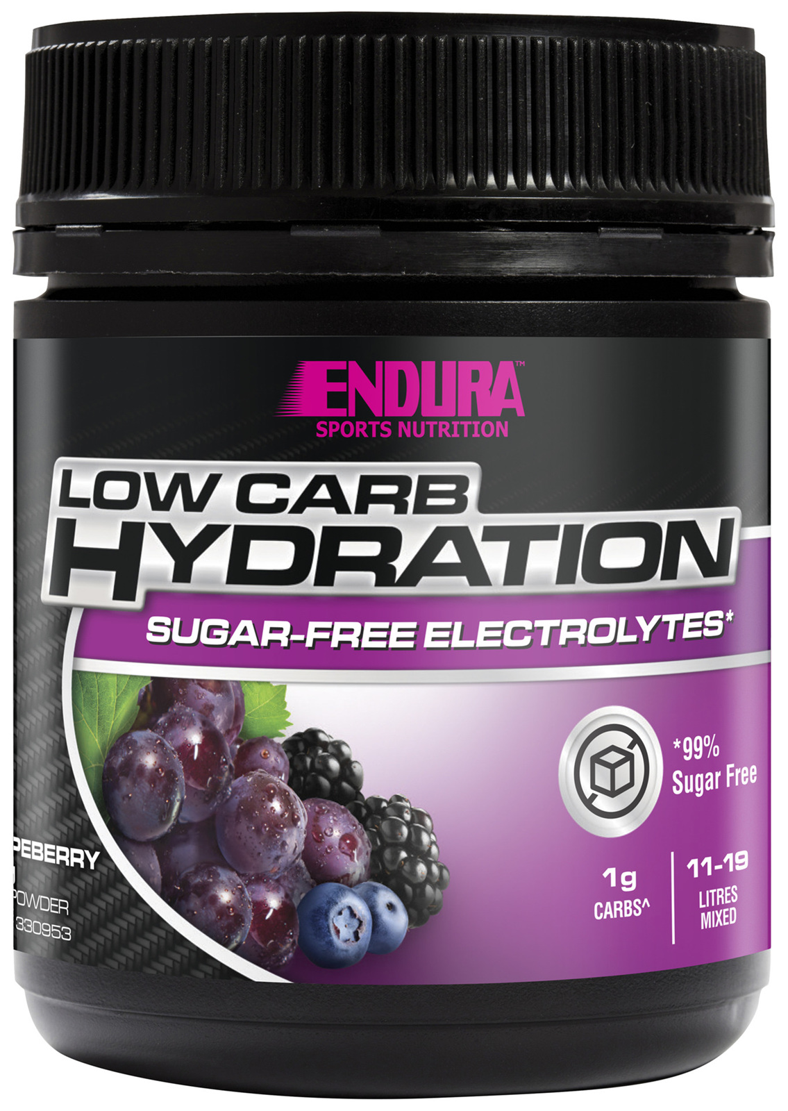 Endura Low Carb Electrolyte Grapeberry 128g Powder