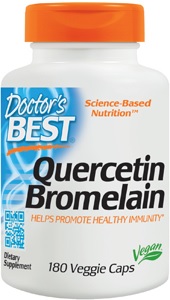 Doctors Best Quercetin Bromelain 180 Veggie Capsules