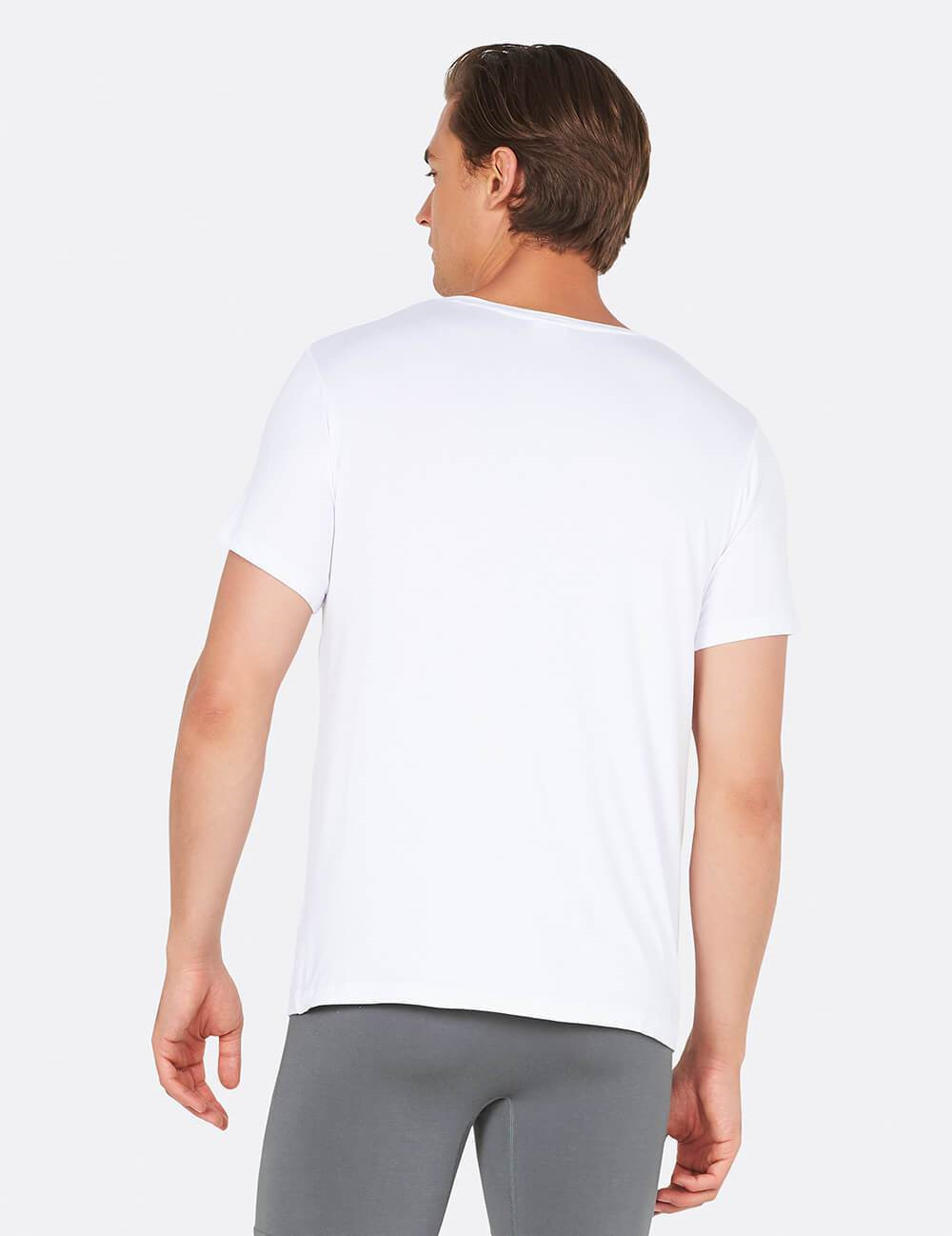 Boody Crew Neck T Shirt Mens White Size Medium