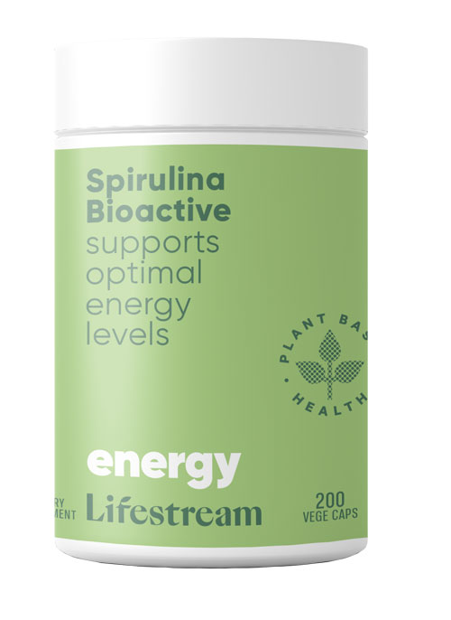 Lifestream Spirulina Bioactive 200 Vegetable Capsules