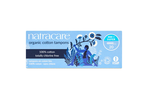 Natracare Organic Cotton Tampons Super 20 Pack