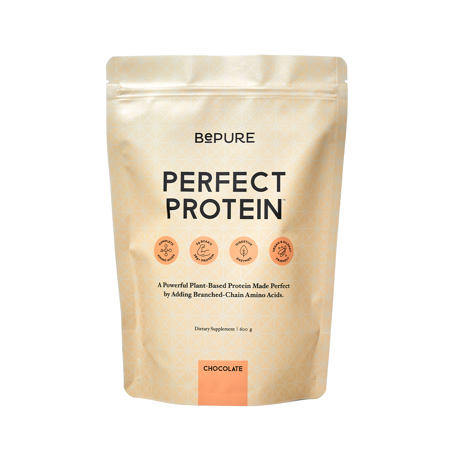 BePure Perfect Protein Chocolate Refill Pouch