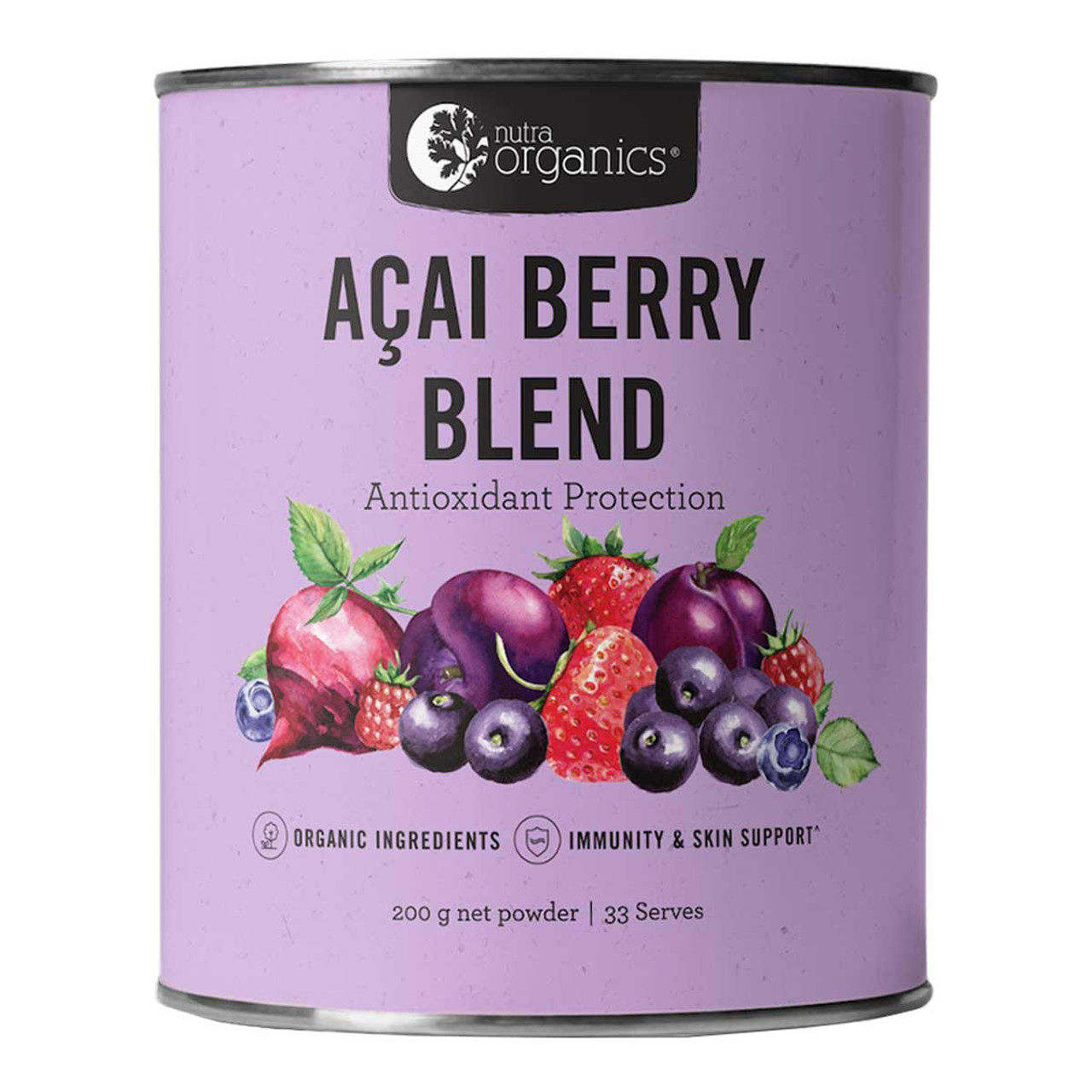 Nutraorganics Acai Berry Blend 200g Powder 