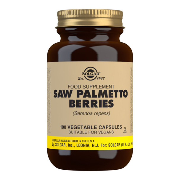 Solgar Saw Palmetto Berries 100 Vegetable Capsules 