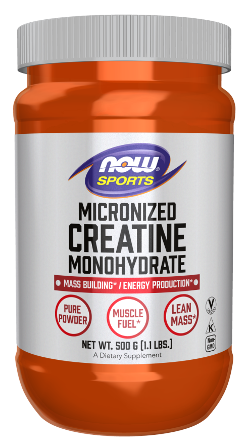Now Sports Micronized Creatine Monohydrate 500g Powder 