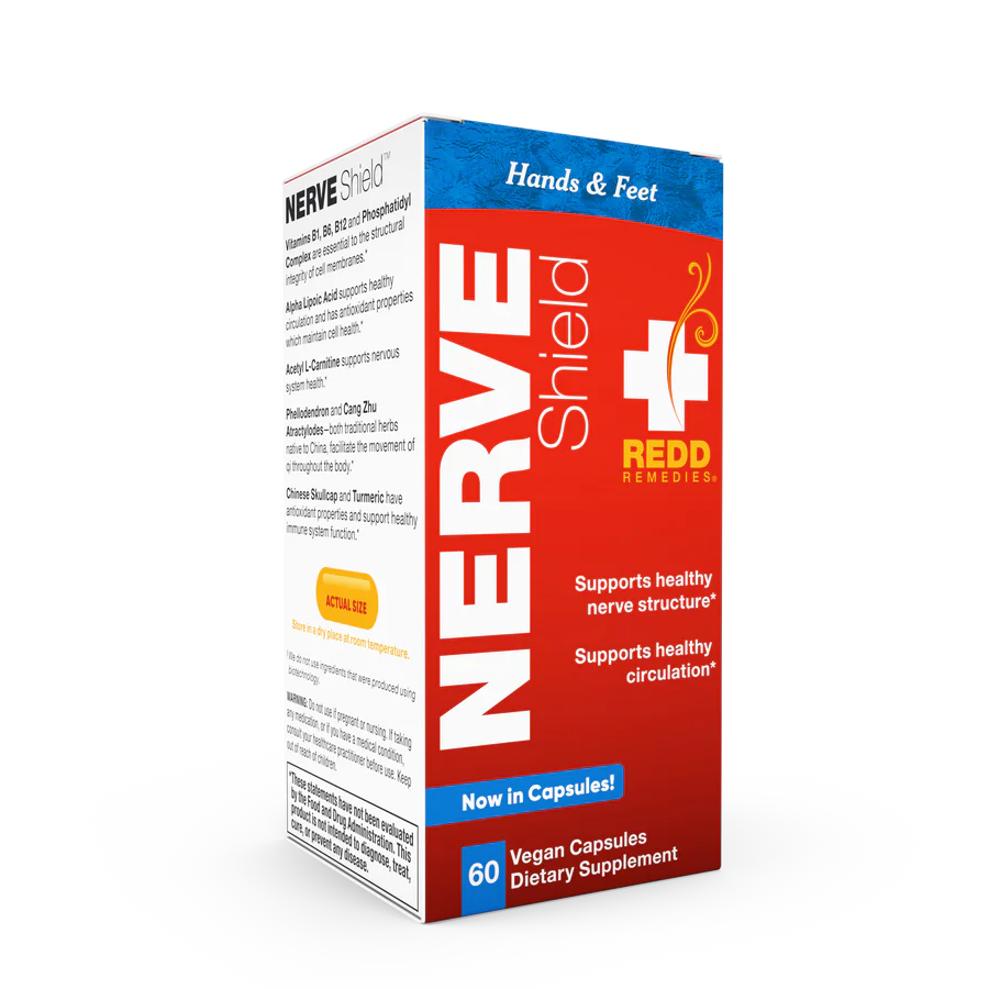Red Remedies Nerve Shield 60 Vegan Capsules 