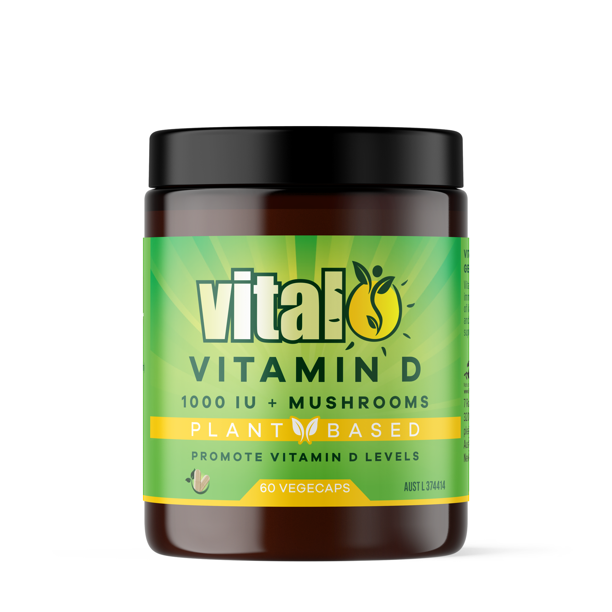 Vital Vitamin D 60 Vegetable Capsules