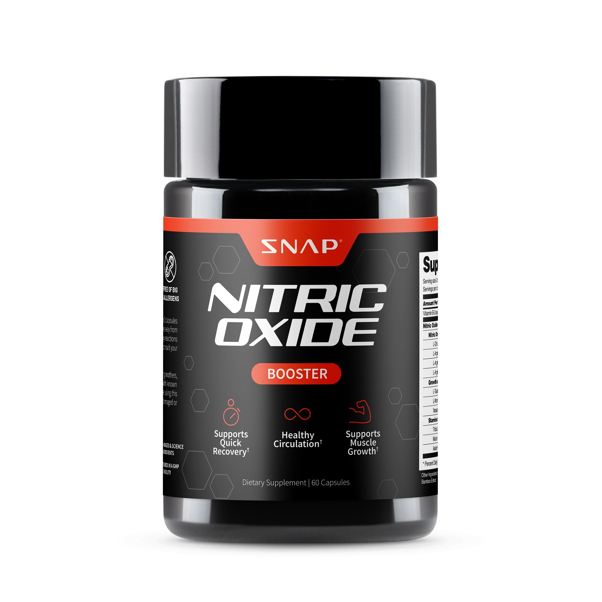 Snap Nitric Oxide Booster 60 Caps