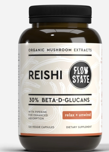 Flow State Reishi Mushroom 120 Capsules