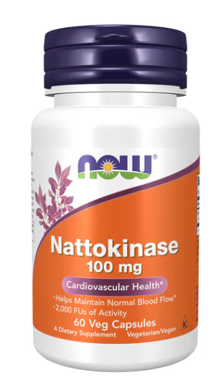 NOW Nattokinase 100mg 60 Veg Capsules