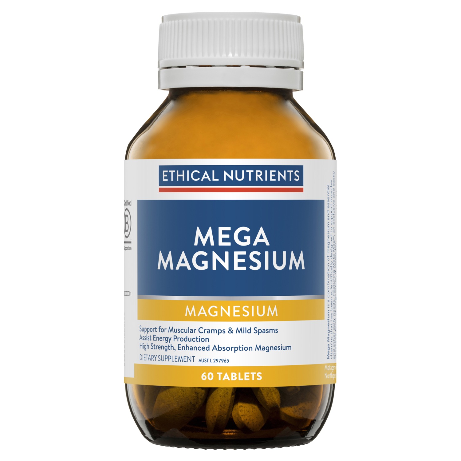 Ethical Nutrients Mega Magnesium 60 Tablets