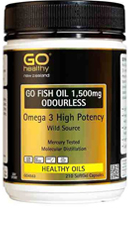 Go Fish Oil 1500mg Capsules Odourless