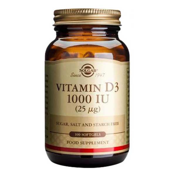 Solgar Vitamin D3 1000IU 100 Capsules