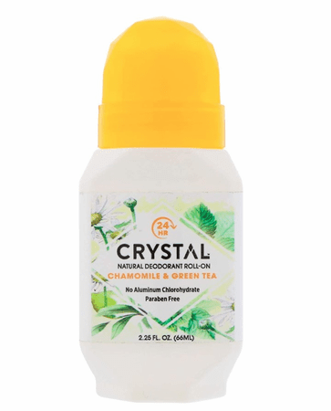 Crystal Deodorant Roll On Chamomile & Green Tea 66ml