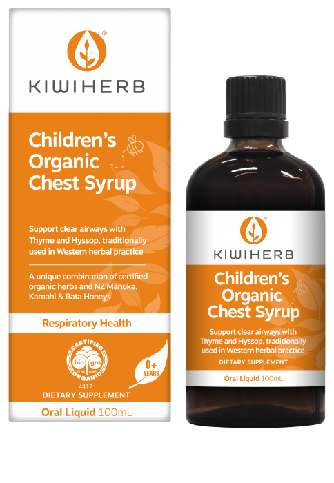 Kiwiherb Childrens Organic Chest Syrup 100ml