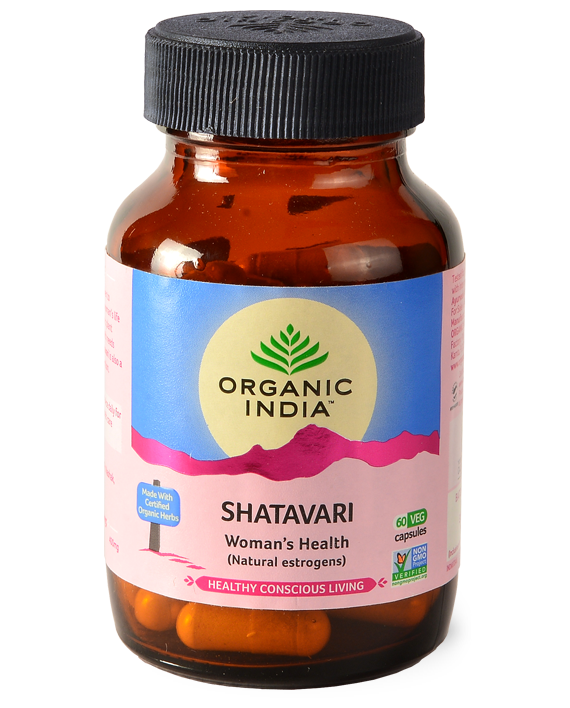 Organic India Shatavari Hormonal Balance 90 Vegetable Capsules