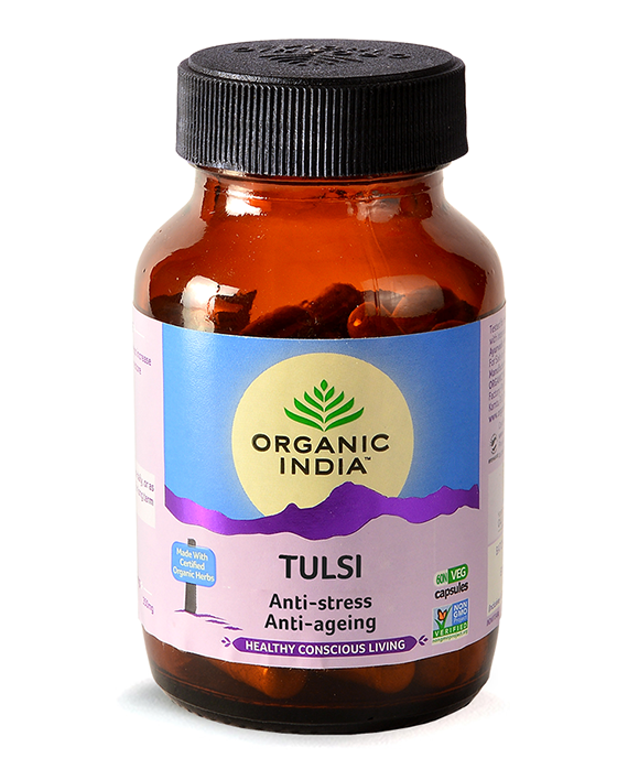 Organic India Tulsi Holy Basil 90 Vegetable Capsules