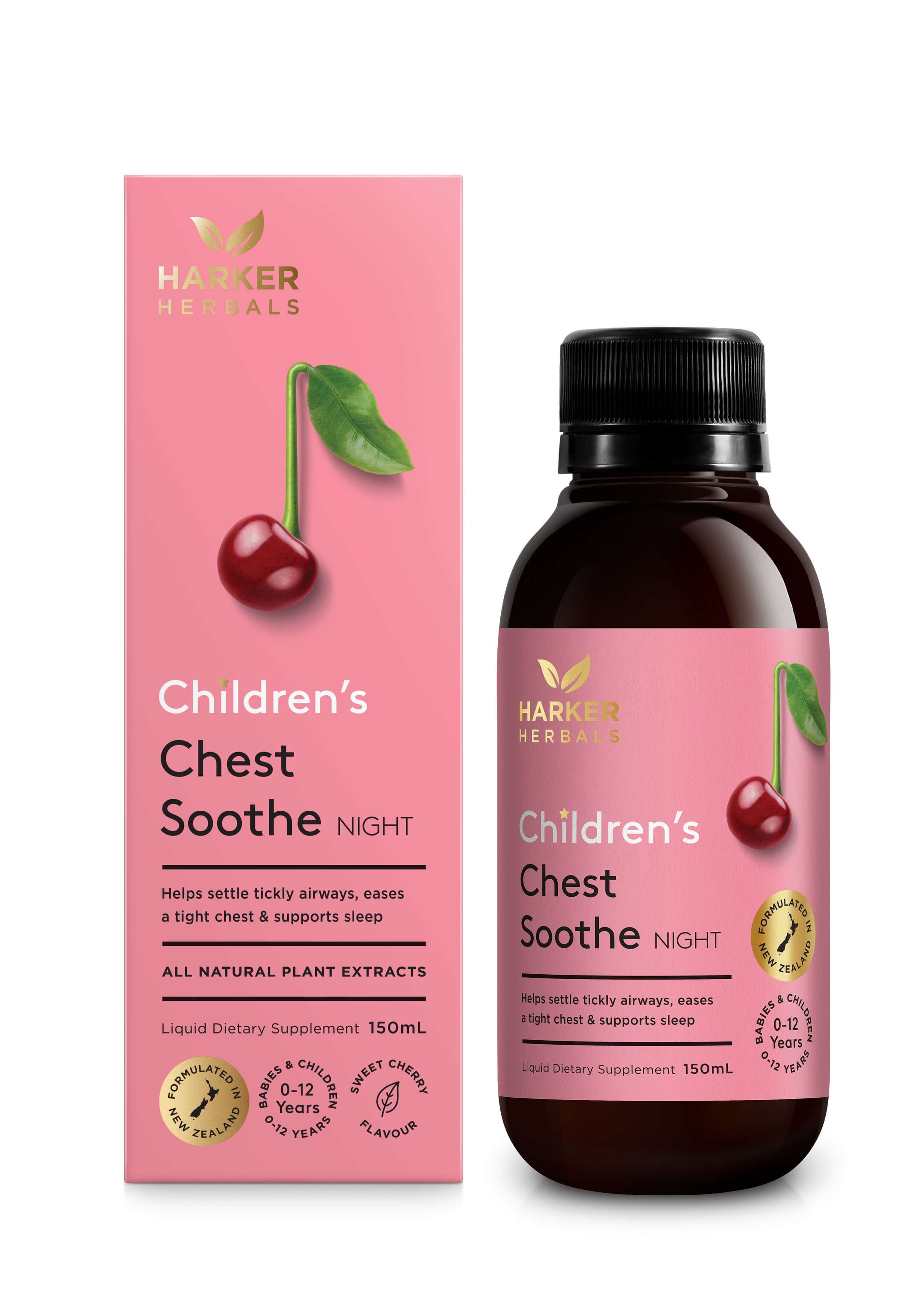 Harker Herbals Childrens Chest Soothe Night 150ml